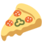 Pizza emoji on Google